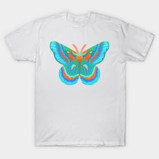 Trippy Cute Moth Drawing T-Shirt